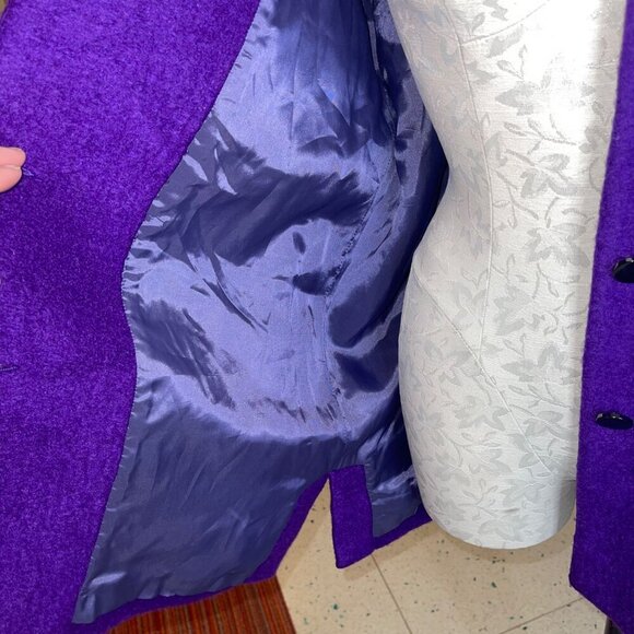 Parisienne Et Alors Womens Shacket Jacket Size 38 Purple Pockets Casual - Picture 8 of 8